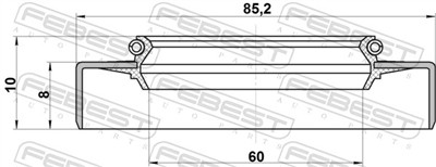 FEBEST TOS-002 EAN: 4056111004969.
