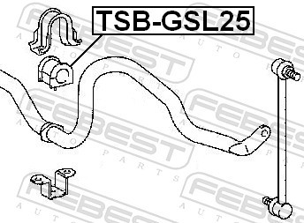 FEBEST TSB-GSL25 EAN: 4056111041759.