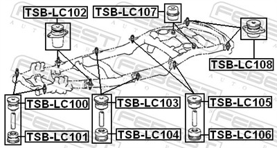 FEBEST TSB-LC103 EAN: 4056111077659.