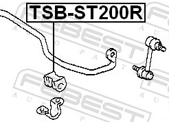 FEBEST TSB-ST200R EAN: 4056111026558.