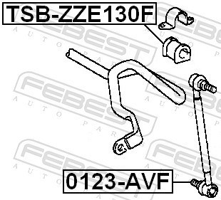 FEBEST TSB-ZZE130F EAN: 4056111030265.