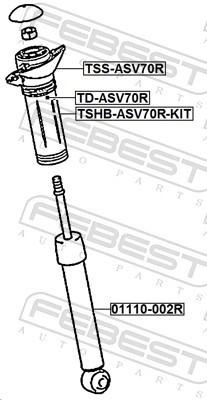 FEBEST TSHB-ASV70R-KIT EAN: 4056111180489.
