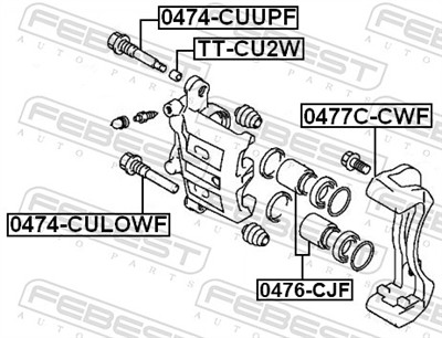 FEBEST TT-CU2W EAN: 4056111023861.