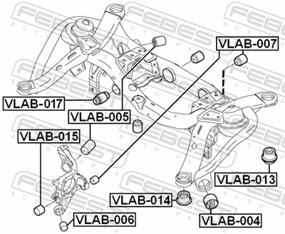 FEBEST VLAB-017 EAN: 4056111117065.