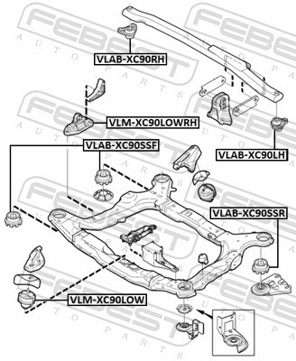 FEBEST VLAB-XC90RH EAN: 4056111126968.
