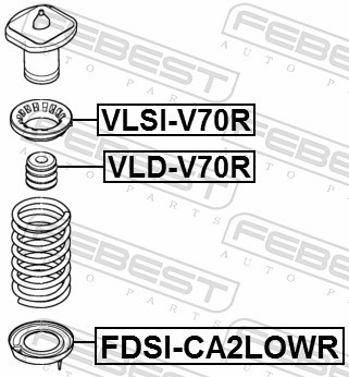 FEBEST VLSI-V70R EAN: 4056111112749.