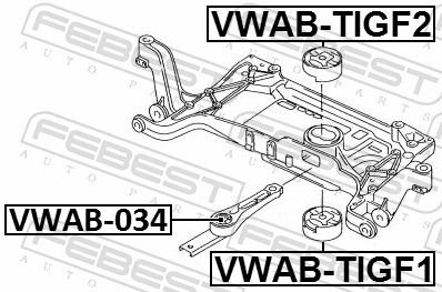 FEBEST VWAB-034 EAN: 4056111117096.