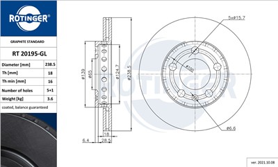 ROTINGER RT 20195-GL Číslo výrobce: 20195-GL. EAN: 5901436370635.