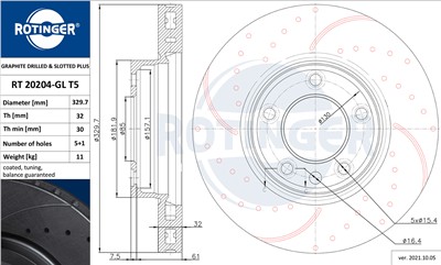 ROTINGER RT 20204-GL T5 Číslo výrobce: 20204-GL/T5. EAN: 5901436371533.