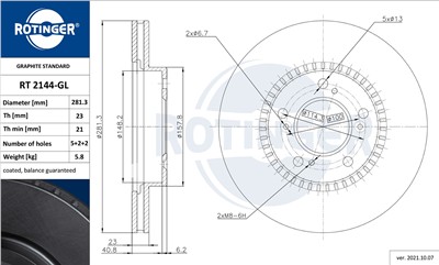 ROTINGER RT 2144-GL Číslo výrobce: 2144-GL. EAN: 5901436377757.