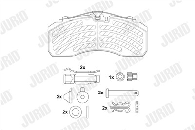 JURID 2925305390 Číslo výrobce: 29087. EAN: 3306437102810.