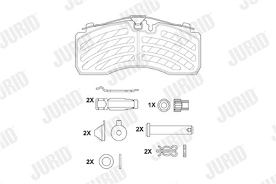 JURID 2928705390 Číslo výrobce: 29287. EAN: 4044197955848.
