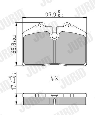 JURID 571348J Číslo výrobce: 20877. EAN: 3306437224987.