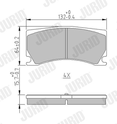 JURID 573372J Číslo výrobce: 24851. EAN: 3306437224970.