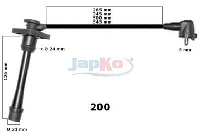 JAPKO 132200 Číslo výrobce: 132200. EAN: 8033001806434.