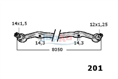 JAPKO 27201 Číslo výrobce: 27201. EAN: 8033001539264.