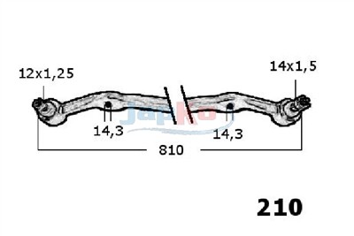 JAPKO 27210 Číslo výrobce: 27210. EAN: 8033001539288.