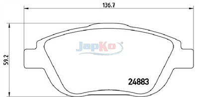 JAPKO 500608 EAN: 8052553295633.