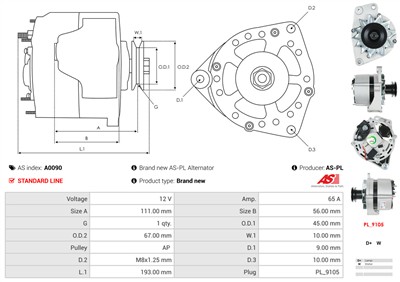 AS-PL A0090 EAN: 5901259401264.