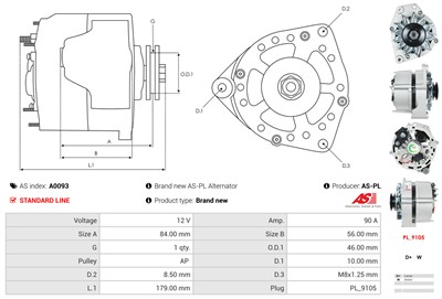 AS-PL A0093 EAN: 5901259401295.