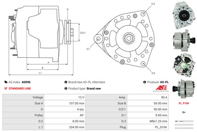 AS-PL A0096 EAN: 5901259401332.