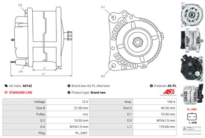 AS-PL A0142 EAN: 5901259401868.