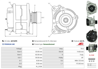 AS-PL A0152PR EAN: 5902129073901.