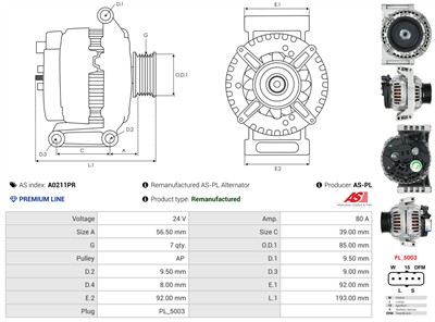 AS-PL A0211PR EAN: 5902129101994.