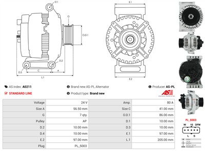 AS-PL A0211 EAN: 5901259402629.