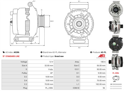 AS-PL A0286 EAN: 5901259462029.