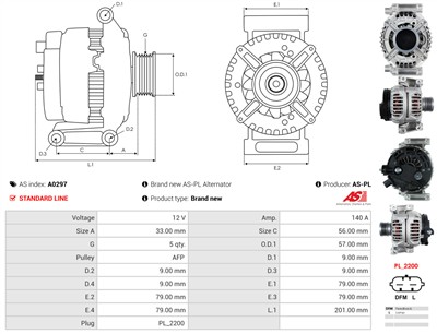 AS-PL A0297 EAN: 5901259463910.