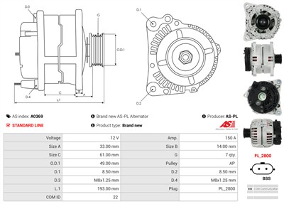 AS-PL A0369 EAN: 5901259490107.