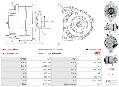 AS-PL A0440 EAN: 5902129017912.