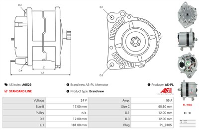 AS-PL A0529 EAN: 5902129039877.