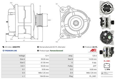 AS-PL A0667PR EAN: 5902129091899.