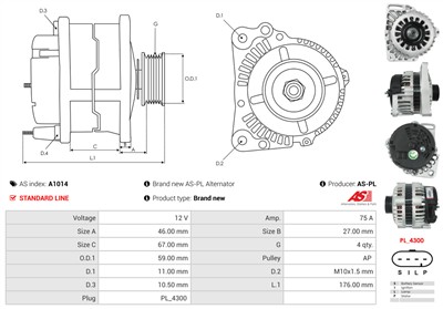 AS-PL A1014 EAN: 5901259402827.