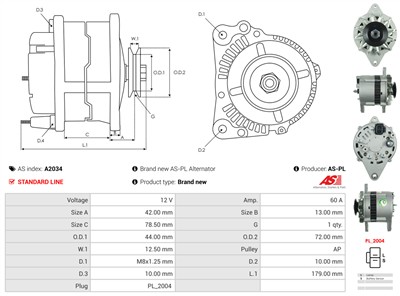 AS-PL A2034 EAN: 5901259403329.