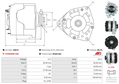 AS-PL A3013 EAN: 5901259403527.