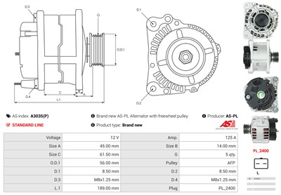 AS-PL A3035(P) EAN: 5901259464900.