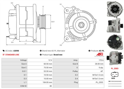 AS-PL A3098 EAN: 5901259404586.