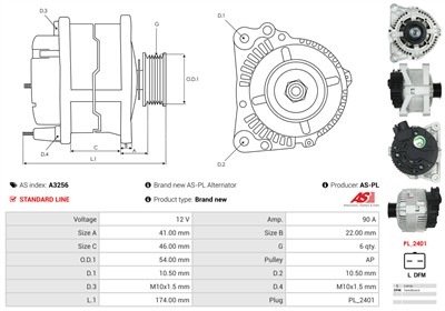 AS-PL A3256 EAN: 5901259499391.