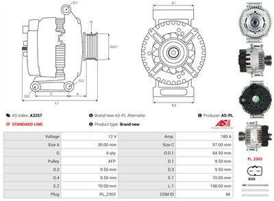 AS-PL A3257 EAN: 5901259499629.