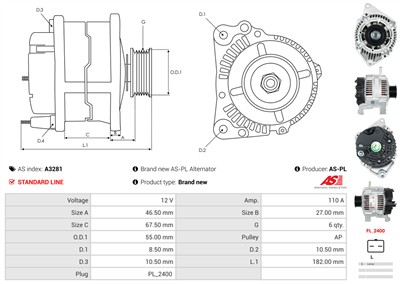 AS-PL A3281 EAN: 5902129020431.