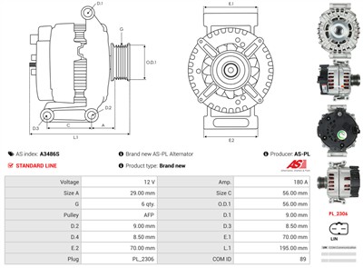 AS-PL A3486S EAN: 5902129129998.
