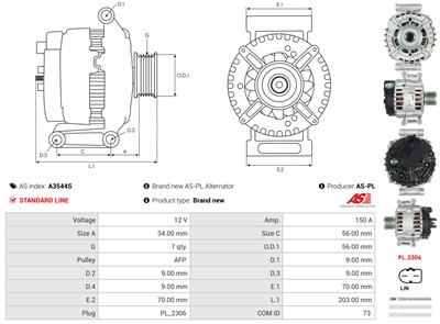 AS-PL A3544S EAN: 5902129139478.