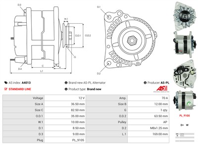 AS-PL A4013 EAN: 5901259404975.
