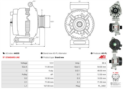 AS-PL A4035 EAN: 5901259405248.