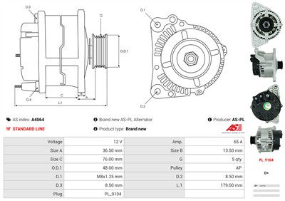 AS-PL A4064 EAN: 5901259405583.