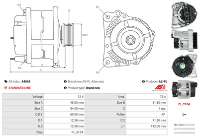 AS-PL A4069 EAN: 5901259405637.