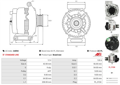 AS-PL A4094 EAN: 5901259456134.
